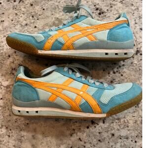 Ontisuka Tiger ASICS Light Blue and Orange 8